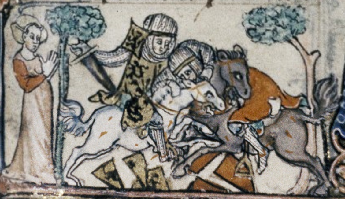 Lodewijk van Nevers Louis de Nevers dame maîtresse steekspel joust douce 6