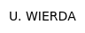 U. WIERDA