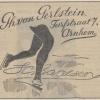 Reclame schaatsenverkoper Ph. van Perlstein, Arnhem
