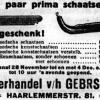 Advertentie 1930 schaatsenverkoper Gebr. Lukeij, Amsterdam