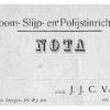 Brievenhoofd rekening J.J.C.van Thiel, Den Dungen
