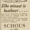 Advertentie 1936 firma  Schous, Haarlem