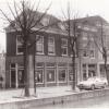Foto uit 1975 van de panden Lange Geer 16-20 in Delft