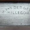 Merkteken Schaatsenverkoper J. van der Geest, Hillegom