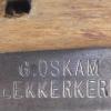 Merkteken schaatsenmaker G. Oskam, Lekkerkerk