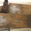Detail schaatsen Koningin Wilhelmina schaatsenmaker G.J. Visser Deventer