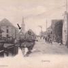 Smederij in oude staat (zie pijltje) Dirk van den Bosch bij Heulbrug, Kwintsheul