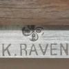 Merkteken schaatsenverkoper K. Raven