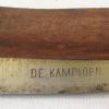 Merkteken DE KAMPIOEN onbekende schaatsenmaker