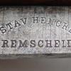 Merkteken schaatsenmaker Gustav Henckell, Remscheid (Duitsland)