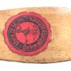Etiket DE MUIS schaatsenmaker G. Henckell, Remscheid (Duitsland)