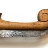 Merkteken Houten schaats schaatsenmaker Gustav Henckell, Remscheid (Duitsland)