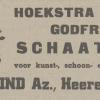 Advertentie 1942 Godfrin schaatsenverkoper Fa.J.Lind, Alkmaar
