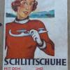 Etiket doos schaatsen schaatsenmaker J.P. Becker jr., Remscheid (Duitsland)