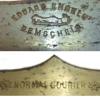 Merkteken Kunstschaats NORMAL COURIER schaatsenmaker E. Engels, Remscheid (Duitsland)