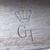Merkteken GH met een kroon onbekende schaatsenmaker (Duitsland)