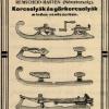 Advertentie 1909 schaatsenmaker F.W. Hens, Hasten/Remscheid (Duitsland)
