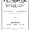 Advertentie schaatsenmaker Carl Müller Abr.Sohn, Remscheid (Duitsland)