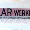 Brievenhoofd ca. 1935 schaatsenmaker Polar-Werke, Remscheid (Duitsland)