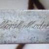Modelnaam metalen kunstschaats schaatsenmaker Polar, Remscheid (Duitsland)