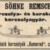 Advertentie 1911 schaatsenmaker David Sieper Söhne, Remscheid (Duitsland)
