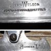 The Monier-Williams schaats schaatsenmaker J. Wilson, Sheffield (Engeland) met merkteken warenhuis Harrods London