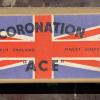 Doos CORONATION Max Brevka model schaatsenmaker J. Wilson, Sheffield (Engeland)