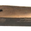 Merkteken Houten damesschaats schaatsenmaker J. Wilson, Sheffield (Engeland)