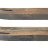 Houten damesschaats schaatsenmaker J. Wilson, Sheffield (Engeland)
