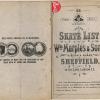 Kaft catalogus 1881 schaatsenmaker Wm. Marples&Sons, Sheffield (Engeland)
