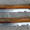 Houten kunstschaats schaatsenmaker Wheatley Brothers, Sheffield (Engeland)