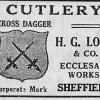 Logo schaatsenmaker H.G. Long&Co, Sheffield (Engeland)