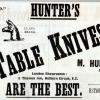 Advertentie 1903 schaatsenmaker M. Hunter$Son, Sheffield (Engeland)