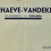 Brievenhoofd rekening 1935 schaatsenmaker O. Seynhave-Vandekerckhove