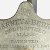 Racer skate schaatsenfabriek Barney&Berry, Springfield (USA)