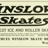 Advertentie 1908 schaatsenfabriek S.C.&S.Winslow, Worcester Massachusetts (USA)