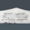 Merkteken SARANAC skate schaatsenmaker Barney&Berry Winchester, New Haven (Connecticut USA)