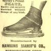 Reclame op enveloppe schaatsenmaker W.M. Hawkins, Derby Connecticut (USA)