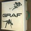 Doos voor schaatsen schaatsfabriek Graf&Co, Kreutzlingen (Zwitserland)