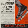 Advertentie ca.1925 schaatsenmaker Nestor Jonson, Chicago (Illinois USA)