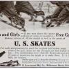 Advertentie 1911 schaatsenmaker P. Lowentraut, Newark (New Jersey USA)