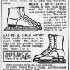 Advertentie 1918 schaatsenverkoper Davega Stores, New York City (USA)
