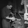 Foto 1957 Östblads Skridskofabrik in Järna