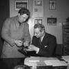 Foto 1957 Östblads Skridskofabrik in Järna