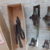 Doos metalen schaats schaatsenmaker Jernmanufaktur, Eskiltuna (Zweden)