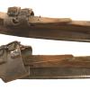 Schaats met merkteken E.W.M. onbekende schaatsenmaker Engeland of Schotland