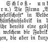 Advertentie 1909 Vereinigte Riegel- und Schlossfabriken, Velbert (Duitsland)