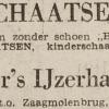 Advertentie 1962 schaatsenverkoper Breur's IJzerhandel, Rotterdam