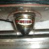 Etiket Metalen noor schaatsenmaker Bauer, Kitchener (Ontario, USA)