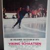 Reclamekarton 1972 VIKING Schaatsenfabriek, Weesp